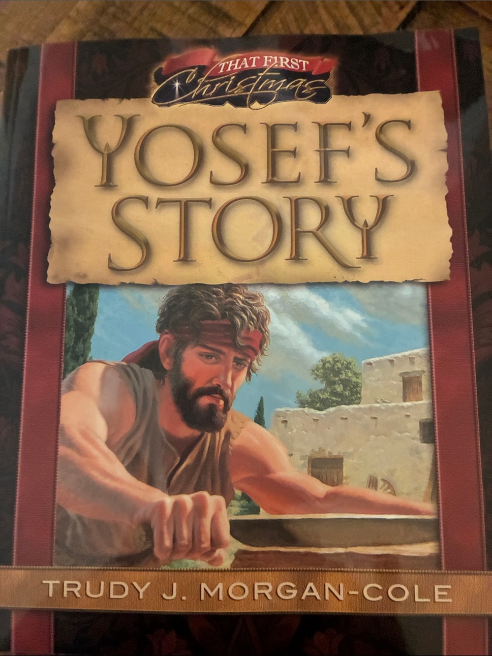Yosef's Story Hardcover Book - Red/Brown Cover